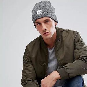 NWOT Herschel Unisex Elmer Beanie Heather Navy
